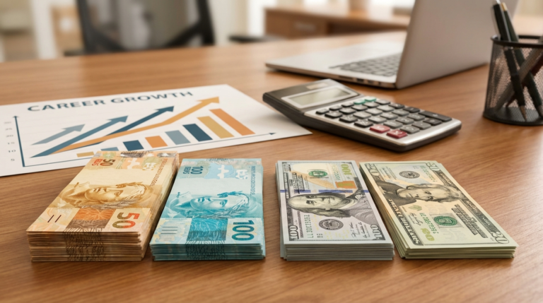 De R$8k para R$35k: A Realidade dos Salários de Dev no Brasil vs Gringa